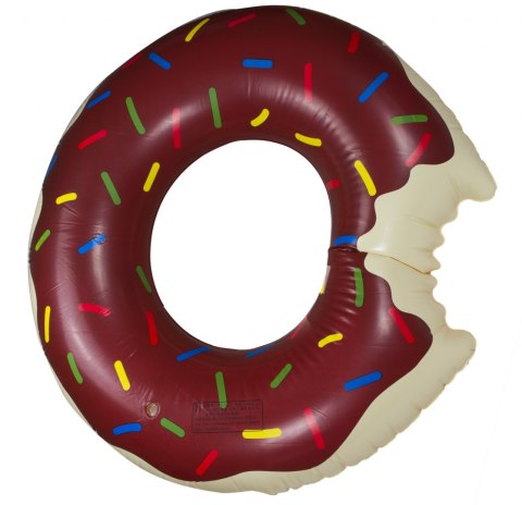 Koło dmuchane Donut 110cm brązowe Koło dmuchane Donut 110cm brązowe
