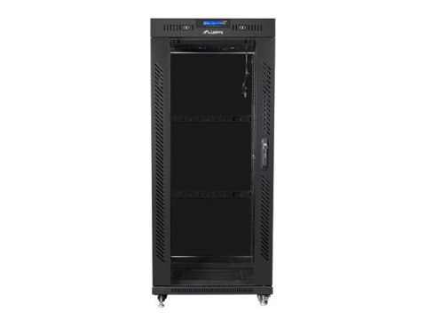 LANBERG SZAFA STOJĄCA RACK 19" 27U 800X1000 DRZWI SZKLANE LCD CZARNA (FLAT PACK) FF01-8027-12BL LANBERG SZAFA STOJĄCA RACK 19" 27U 800X1000 DRZWI SZKLANE LCD CZARNA (FLAT PACK) FF01-8027-12BL