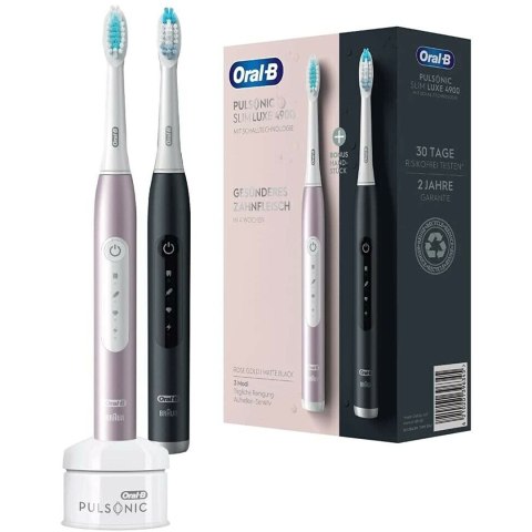 Oral-B Pulsonic Slim Luxe 4900 Rose Gold/Matte Black Oral-B Pulsonic Slim Luxe 4900 Rose Gold/Matte Black