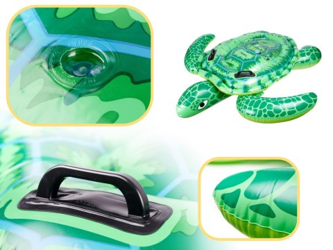 INTEX Materac dmuchany do pływania ponton żółw 150cm INTEX Materac dmuchany do pływania ponton żółw 150cm