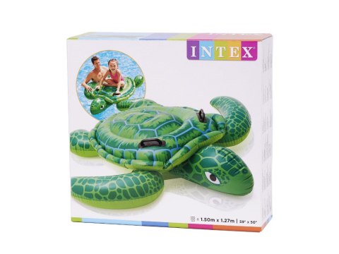 INTEX Materac dmuchany do pływania ponton żółw 150cm INTEX Materac dmuchany do pływania ponton żółw 150cm