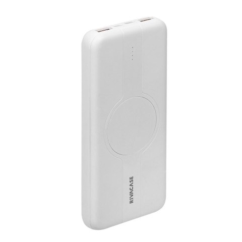 RIVACASE POWERBANK 10.000 MAH USB-C 20W + QI 10W, 1X WE/WY USB-C 20W, 2X USB-A QC18W, WEJŚCIE MICRO-USB,INDUKCJA QI 10W,BIAŁY RIVACASE POWERBANK 10.000 MAH USB-C 20W + QI 10W, 1X WE/WY USB-C 20W, 2X USB-A QC18W, WEJŚCIE MICRO-USB,INDUKCJA QI 10W,BIAŁY