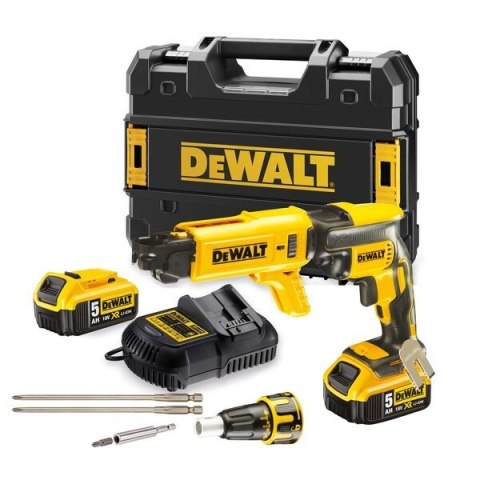DeWALT DCF620P2K wkrętak zasilany/zakrętark udarowy Czarny, Żółty 4400 RPM DeWALT DCF620P2K wkrętak zasilany/zakrętark udarowy Czarny, Żółty 4400 RPM