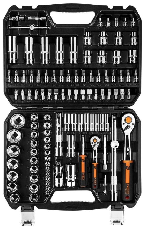 Klucze nasadowe 1/4", 1/2", zestaw 110 szt. Klucze nasadowe 1/4", 1/2", zestaw 110 szt.
