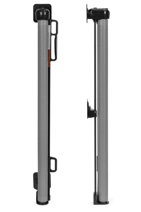BRAMKA BARIERKA ROLETA 180 CM OCHRONNA ZABEZPIECZAJĄCA NA SCHODY I DRZWI - SZARA ECOTOYS