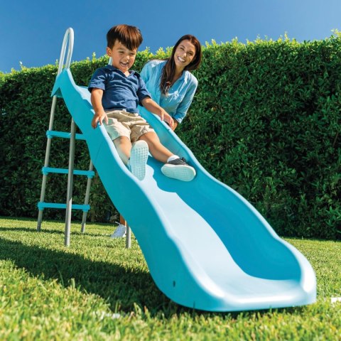 Zjeżdżalnia dla dzieci ogrodowa ślizg 183 cm stal tworzywo - 44106 INTEX