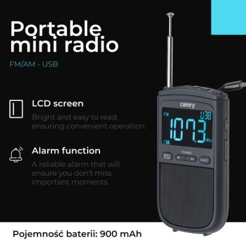 Radio przenośne FM/AM - USB - Mini Radio Radio przenośne FM/AM - USB - Mini Radio
