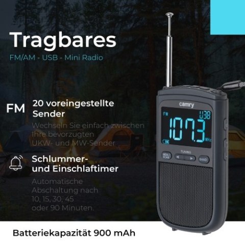Radio przenośne FM/AM - USB - Mini Radio Radio przenośne FM/AM - USB - Mini Radio