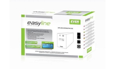 Zasilacz awaryjny EVER Easyline 650AVR USB T/EASYTO-000K65/00 650VA Zasilacz awaryjny EVER Easyline 650AVR USB T/EASYTO-000K65/00 650VA