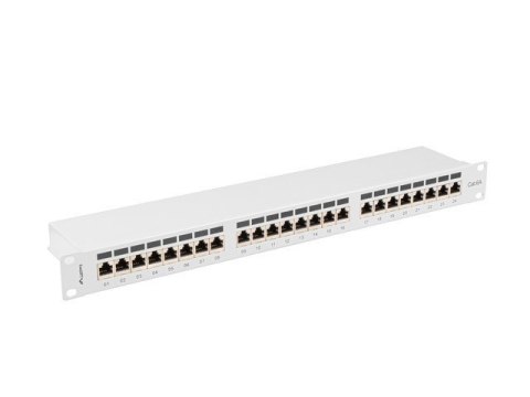LANBERG PATCH PANEL 24 PORT 1U 19" KAT.6A FTP SZARY PPSA-1024-S LANBERG PATCH PANEL 24 PORT 1U 19" KAT.6A FTP SZARY PPSA-1024-S