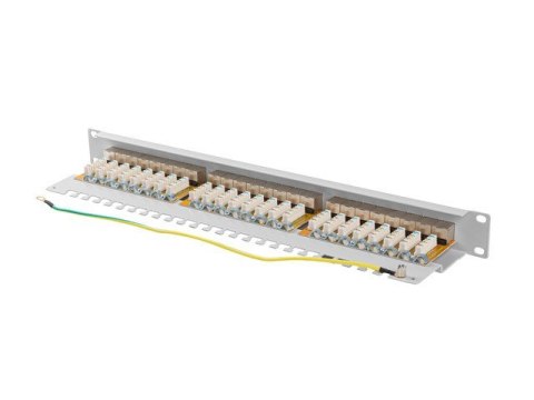 LANBERG PATCH PANEL 24 PORT 1U 19" KAT.6A FTP SZARY PPSA-1024-S LANBERG PATCH PANEL 24 PORT 1U 19" KAT.6A FTP SZARY PPSA-1024-S