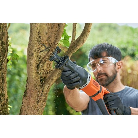 Black&Decker BES301-QS piła szablasta 2800spm 750W (1798340) Czarny, Pomarańczowy Black&Decker BES301-QS piła szablasta 2800spm 750W (1798340) Czarny, Pomarańczowy