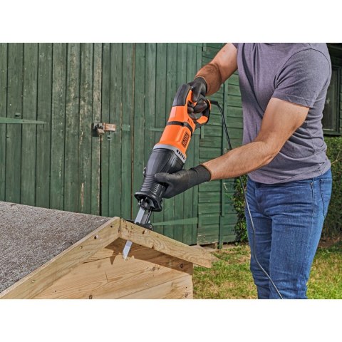 Black&Decker BES301-QS piła szablasta 2800spm 750W (1798340) Czarny, Pomarańczowy Black&Decker BES301-QS piła szablasta 2800spm 750W (1798340) Czarny, Pomarańczowy
