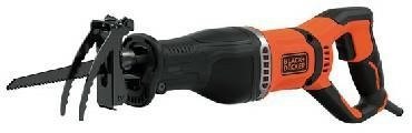 Black&Decker BES301-QS piła szablasta 2800spm 750W (1798340) Czarny, Pomarańczowy Black&Decker BES301-QS piła szablasta 2800spm 750W (1798340) Czarny, Pomarańczowy