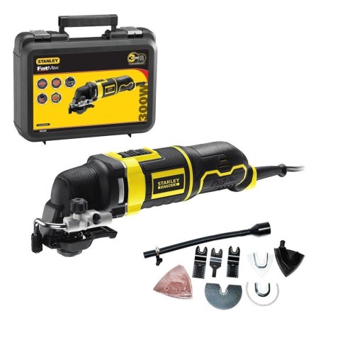 Stanley FME650K-QS oscylujące narzędzie wielofunkcyjne Czarny, Żółty Stanley FME650K-QS oscylujące narzędzie wielofunkcyjne Czarny, Żółty