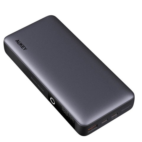 Powerbank Aukey PB-Y43 20 000 mAh, 2x USB-C PD 65W, USB-A 18W, szary Powerbank Aukey PB-Y43 20 000 mAh, 2x USB-C PD 65W, USB-A 18W, szary
