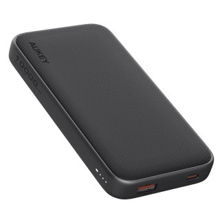 Powerbank Aukey PB-Y46 10 000 mAh, USB-C 15W, USB-A, szary