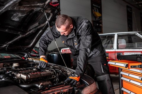 Spodnie robocze HD, rozmiar L/52, odpinane kieszenie i nogawki