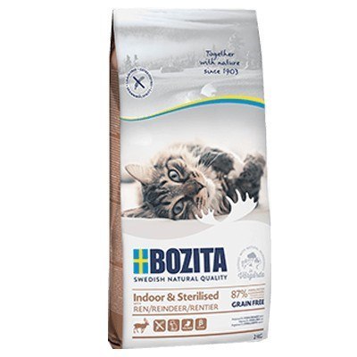 BOZITA Indoor & Sterilised Grain free Reindeer - sucha karma dla kotów wysterylizowanych - 10kg BOZITA Indoor & Sterilised Grain free Reindeer - sucha karma dla kotów wysterylizowanych - 10kg
