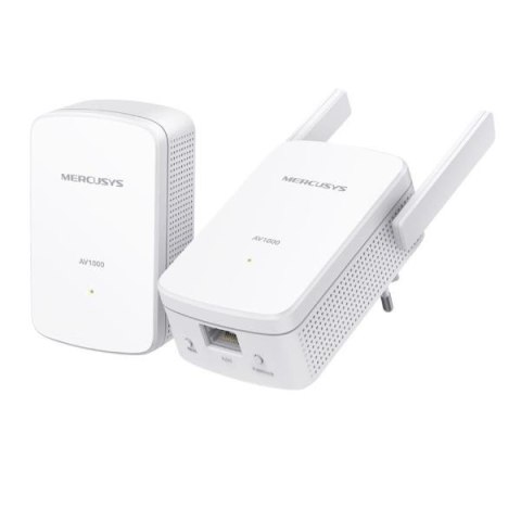 Mercusys AV1000 Gigabit Powerline Wi-Fi Kit MP510 KIT 1000 Mbit/s Ethernet LAN (RJ-45) ports 1 802.11n Mercusys AV1000 Gigabit Powerline Wi-Fi Kit MP510 KIT 1000 Mbit/s Ethernet LAN (RJ-45) ports 1 802.11n