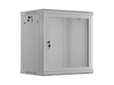 Szafa instalacyjna RACK wisząca 19" 12U 600X450 szara drzwi perforowane Lanberg (flat pack) Szafa instalacyjna RACK wisząca 19" 12U 600X450 szara drzwi perforowane Lanberg (flat pack)