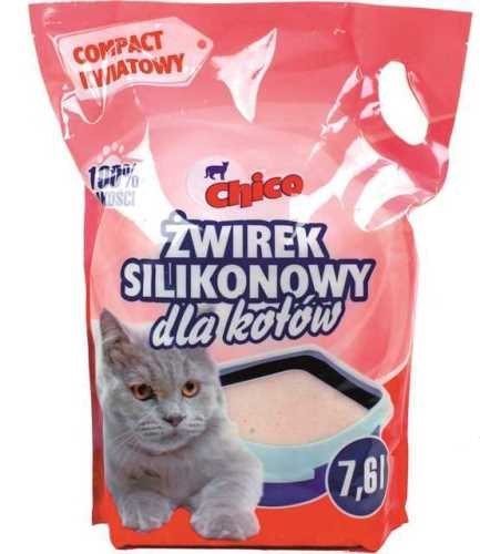 Chico Żwirek silikonowy 7,6l - compact kwiatowy Chico Żwirek silikonowy 7,6l - compact kwiatowy