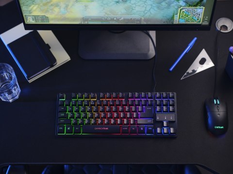 Klawiatura gamingowa TRUST GXT833 THADO TKL US Klawiatura gamingowa TRUST GXT833 THADO TKL US
