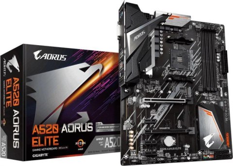 Płyta główna GIGABYTE A520 AORUS ELITE (Socket AM4 /ATX) Płyta główna GIGABYTE A520 AORUS ELITE (Socket AM4 /ATX)