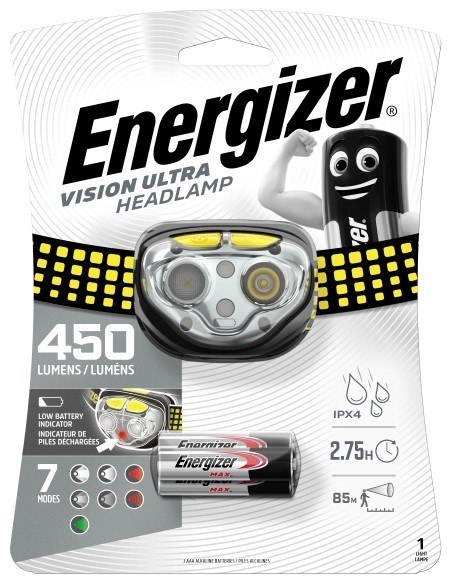 LATARKA ENERGIZER HEADLIGHT VISION ULTRA HEADLIGHT 3AAA 450 lm LATARKA ENERGIZER HEADLIGHT VISION ULTRA HEADLIGHT 3AAA 450 lm
