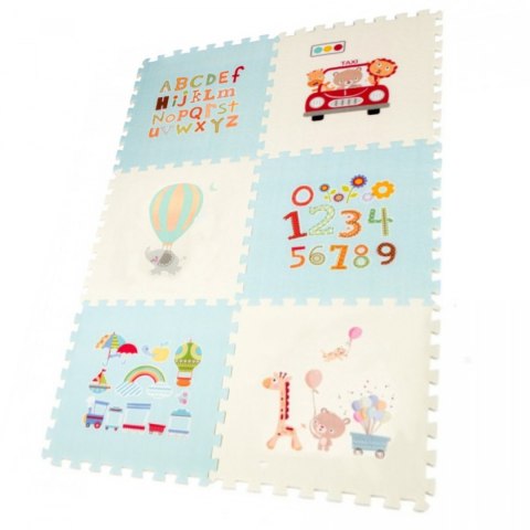 Puzzle piankowe mata dla dzieci nieb 177x118x1,3cm