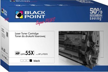 Kaseta z tonerem BLACK POINT LBPPH55X Zamiennik HP CE255X LBPPH55X Kaseta z tonerem BLACK POINT LBPPH55X Zamiennik HP CE255X LBPPH55X