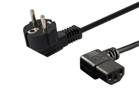 Kabel SAVIO CL-115 (C13 / IEC C13 / IEC 320 C13 M - Schuko M; 1,2m; kolor czarny) Kabel SAVIO CL-115 (C13 / IEC C13 / IEC 320 C13 M - Schuko M; 1,2m; kolor czarny)