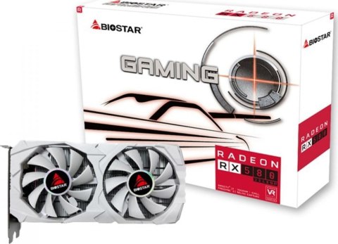 Karta graficzna BIOSTAR Radeon RX 580 8GB White D5 Karta graficzna BIOSTAR Radeon RX 580 8GB White D5