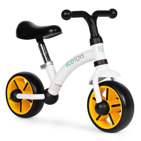 Rowerek biegowy dla dzieci koła EVA regulacja siodełka czarny ECOTOYS
