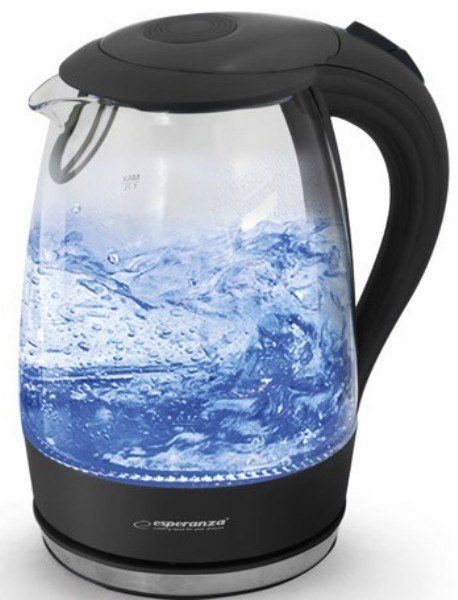 Czajnik ESPERANZA Salto Angel Czarny (1.7L /2200W /Czarno-przezroczysty ) Czajnik ESPERANZA Salto Angel Czarny (1.7L /2200W /Czarno-przezroczysty )