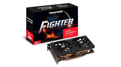 Karta graficzna POWERCOLOR Fighter RX7600 8G-F (1A1-G00396100G)