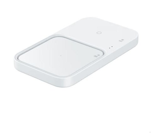 Pad indukcyjny 15W Duo Fast z ładowarką biały Pad indukcyjny 15W Duo Fast z ładowarką biały