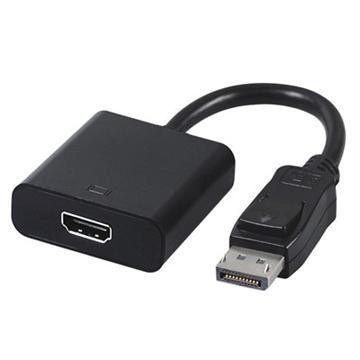 Adapter GEMBIRD A-DPM-HDMIF-002 (DisplayPort M - HDMI F; 0,10m; kolor czarny) Adapter GEMBIRD A-DPM-HDMIF-002 (DisplayPort M - HDMI F; 0,10m; kolor czarny)