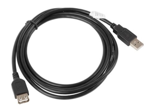 Kabel Lanberg CA-USBE-10CC-0018-BK (USB 2.0 M - USB 2.0 F; 1,8m; kolor czarny) Kabel Lanberg CA-USBE-10CC-0018-BK (USB 2.0 M - USB 2.0 F; 1,8m; kolor czarny)