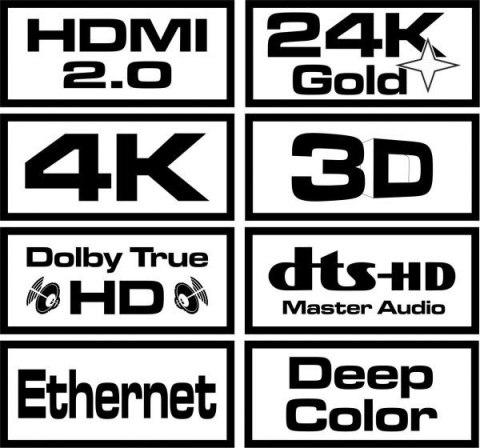Kabel SAVIO CL-113 (HDMI M - HDMI M; 5m; kolor czarny) Kabel SAVIO CL-113 (HDMI M - HDMI M; 5m; kolor czarny)