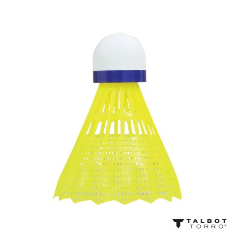 Lotki do Badmintona Nylonowe Żółte Wytrzymałe TALBOT TORRO MEDIUM 6 szt. Lotki do Badmintona Nylonowe Żółte Wytrzymałe TALBOT TORRO MEDIUM 6 szt.