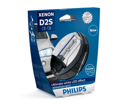 Philips WhiteVision Xenon gen2 85122WHV2S1 Xenon-Fahrzeugscheinwerferlampe Philips WhiteVision Xenon gen2 85122WHV2S1 Xenon-Fahrzeugscheinwerferlampe