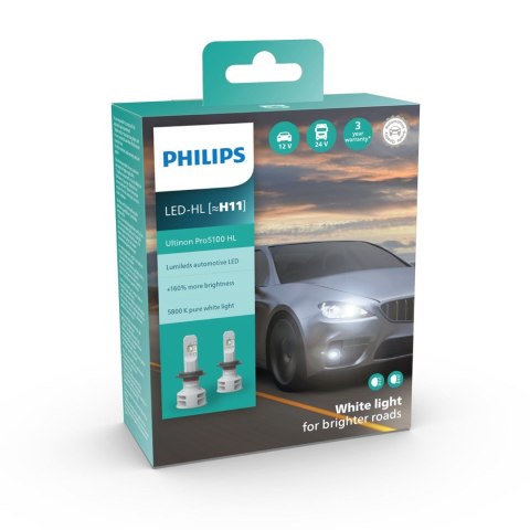 Żarówka Philips LED H11 U51 HL Żarówka Philips LED H11 U51 HL