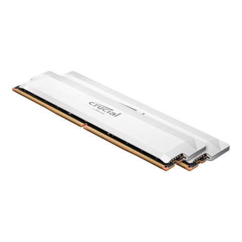 Pamięć DDR5 Crucial Pro OC Gaming Memory 32GB (2x16GB) 6400MHz CL38 1,35V White Pamięć DDR5 Crucial Pro OC Gaming Memory 32GB (2x16GB) 6400MHz CL38 1,35V White