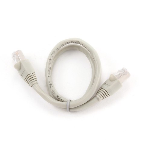 Patchcord GEMBIRD PP6U-0.5M (RJ45 - RJ45 ; 0,50m; UTP; kat. 6; kolor szary) Patchcord GEMBIRD PP6U-0.5M (RJ45 - RJ45 ; 0,50m; UTP; kat. 6; kolor szary)