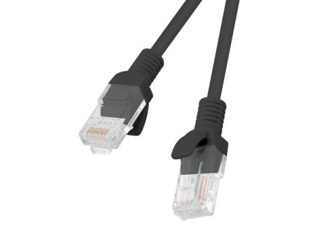 Patchcord UTP Lanberg PCU5-10CC-1000-BK (RJ45 - RJ45 ; 10m; UTP; kat. 5e; kolor czarny) Patchcord UTP Lanberg PCU5-10CC-1000-BK (RJ45 - RJ45 ; 10m; UTP; kat. 5e; kolor czarny)