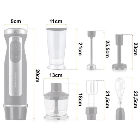 BLENDER RĘCZNY 1500 W BD-754 BERDSEN