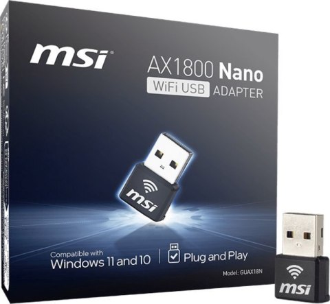 Karta sieciowa bezprzewodowa MSI 302-8ZE30XE-000 Karta sieciowa bezprzewodowa MSI 302-8ZE30XE-000