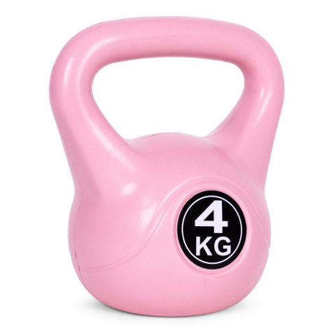 Kettlebell kettle 4 kg do ćwiczeń hantla kula odważnik obciążenie ciężar fitness różowy ModernHome Kettlebell kettle 4 kg do ćwiczeń hantla kula odważnik obciążenie ciężar fitness różowy ModernHome