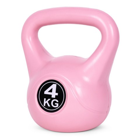 Kettlebell kettle 4 kg do ćwiczeń hantla kula odważnik obciążenie ciężar fitness różowy ModernHome Kettlebell kettle 4 kg do ćwiczeń hantla kula odważnik obciążenie ciężar fitness różowy ModernHome